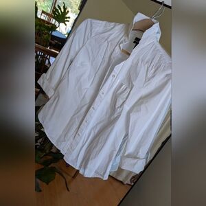J. Crew Elegant White Button Down Shirt